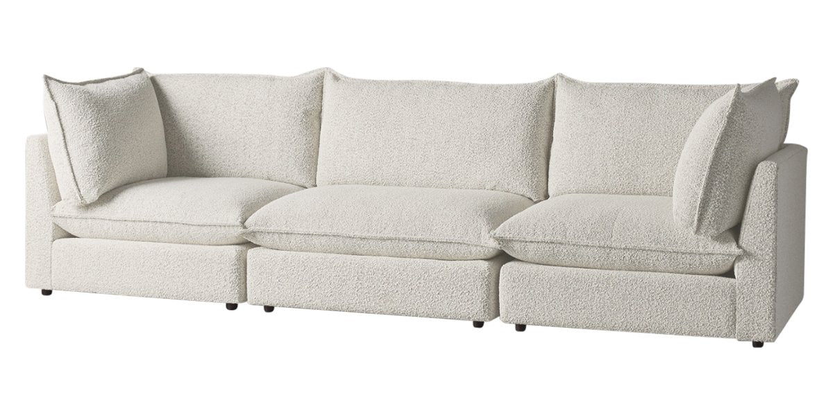 Burbank Fabric Natural | Camden Cameron 3-Piece Sectional | Valley Ridge Furniture