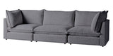 Burbank Fabric Stone | Camden Cameron 3-Piece Sectional | Valley Ridge Furniture