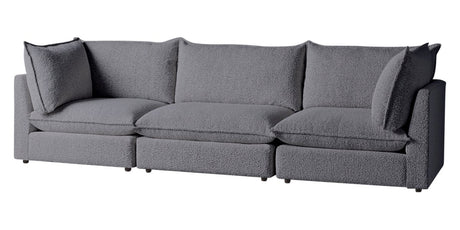 Burbank Fabric Stone | Camden Cameron 3-Piece Sectional | Valley Ridge Furniture