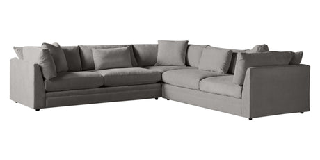 Dayo Fabric Cement | Camden Big Easy 3-Piece Sectional | Valley Ridge Furniture