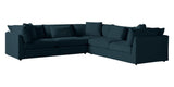 Dayo Fabric Lagoon | Camden Big Easy 3-Piece Sectional | Valley Ridge Furniture