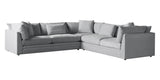 Vertual Fabric Ash | Camden Axel 3-Piece Sectional | Valley Ridge Furniture