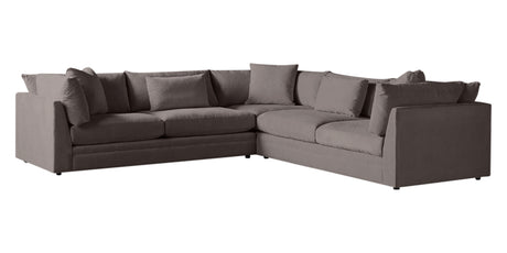Vertual Fabric Cafe | Camden Axel 3-Piece Sectional | Valley Ridge Furniture