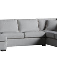 Vertual Fabric Ash | Camden 3-Piece Large Chaise Sectional | Valley Ridge Furniture