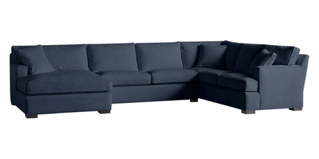 Vertual Fabric Ink | Camden 3-Piece Large Chaise Sectional | Valley Ridge Furniture