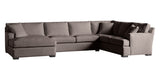 Vertual Fabric Cafe | Camden 3-Piece Large Chaise Sectional | Valley Ridge Furniture