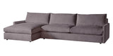 Plush Fabric Night | Camden Sarah Sectional w/Chaise | Valley Ridge Furniture
