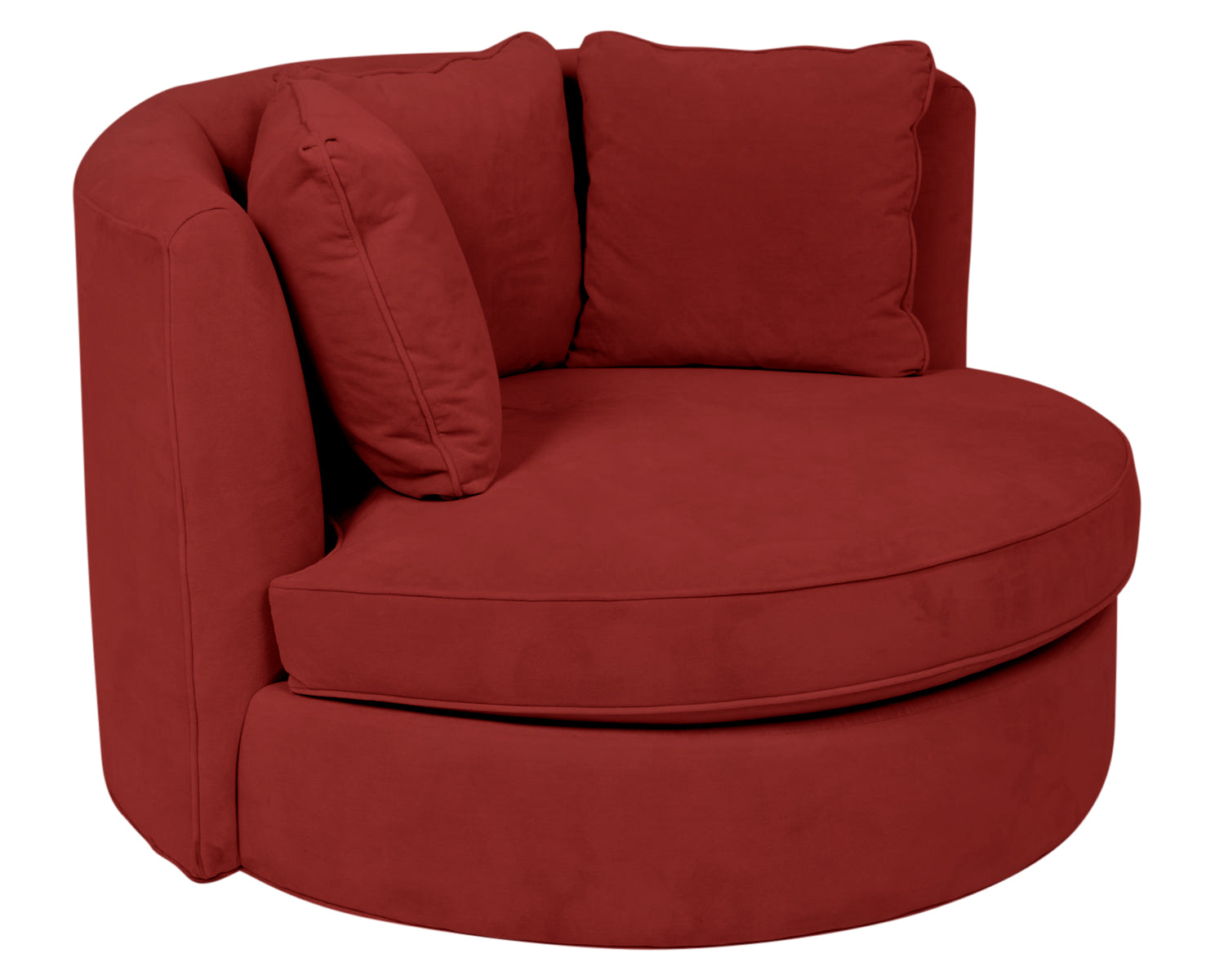 View Fabric Curry | Camden Cuddle Chair | Valley Ridge Furniture