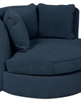 View Fabric Royal | Camden Cuddle Chair | Valley Ridge Furniture