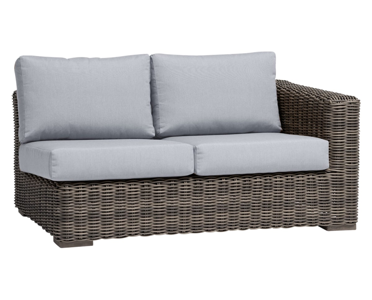 2-Seater Right Arm Chair | Ratana Cubo Collection | Valley Ridge Furniture