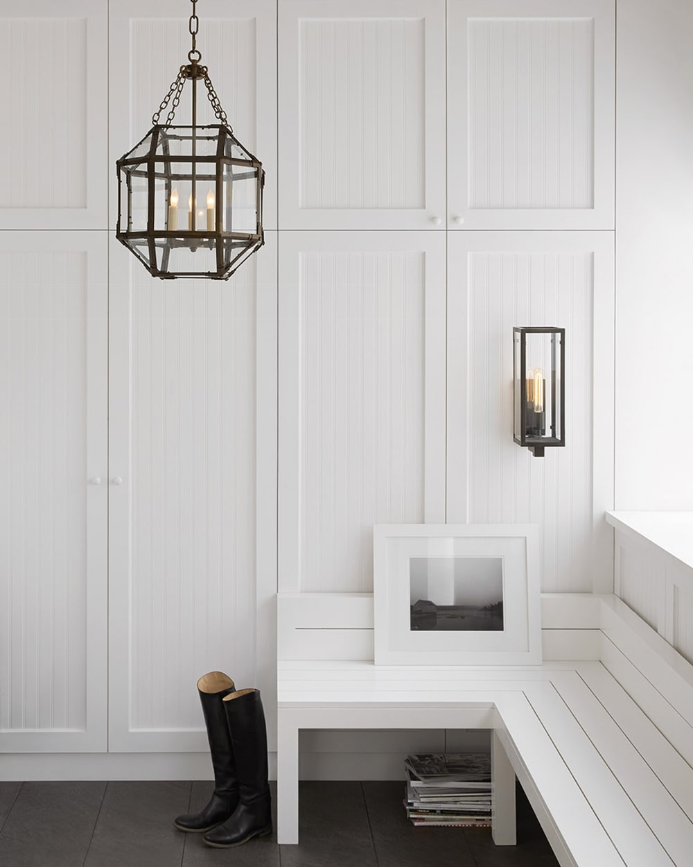 Antique Zinc and Clear Glass | Morris Small Lantern | Valley Ridge Furniture