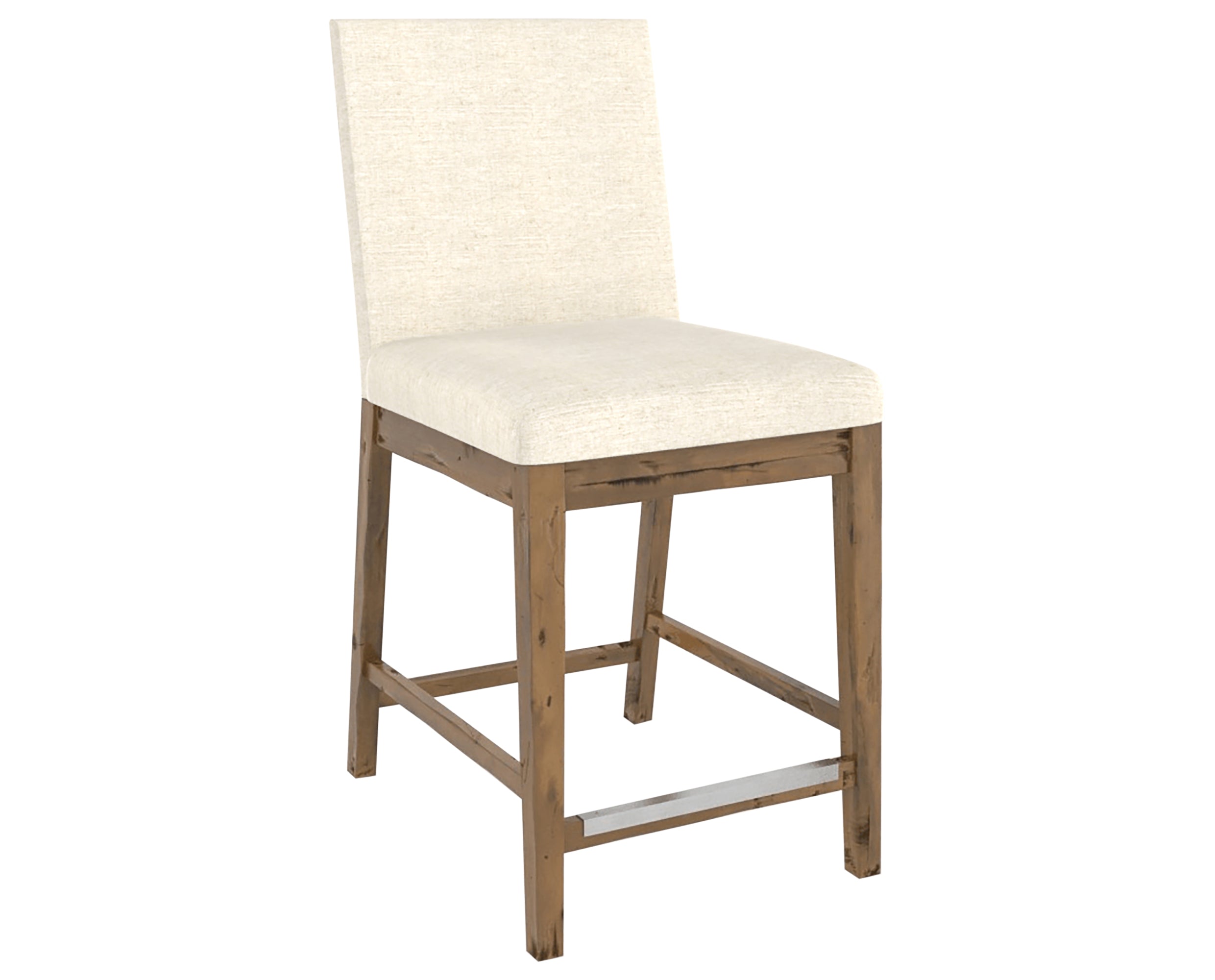 Oak Washed &amp; Fabric TW | Canadel Champlain Counter Stool 8002 | Valley Ridge Furniture
