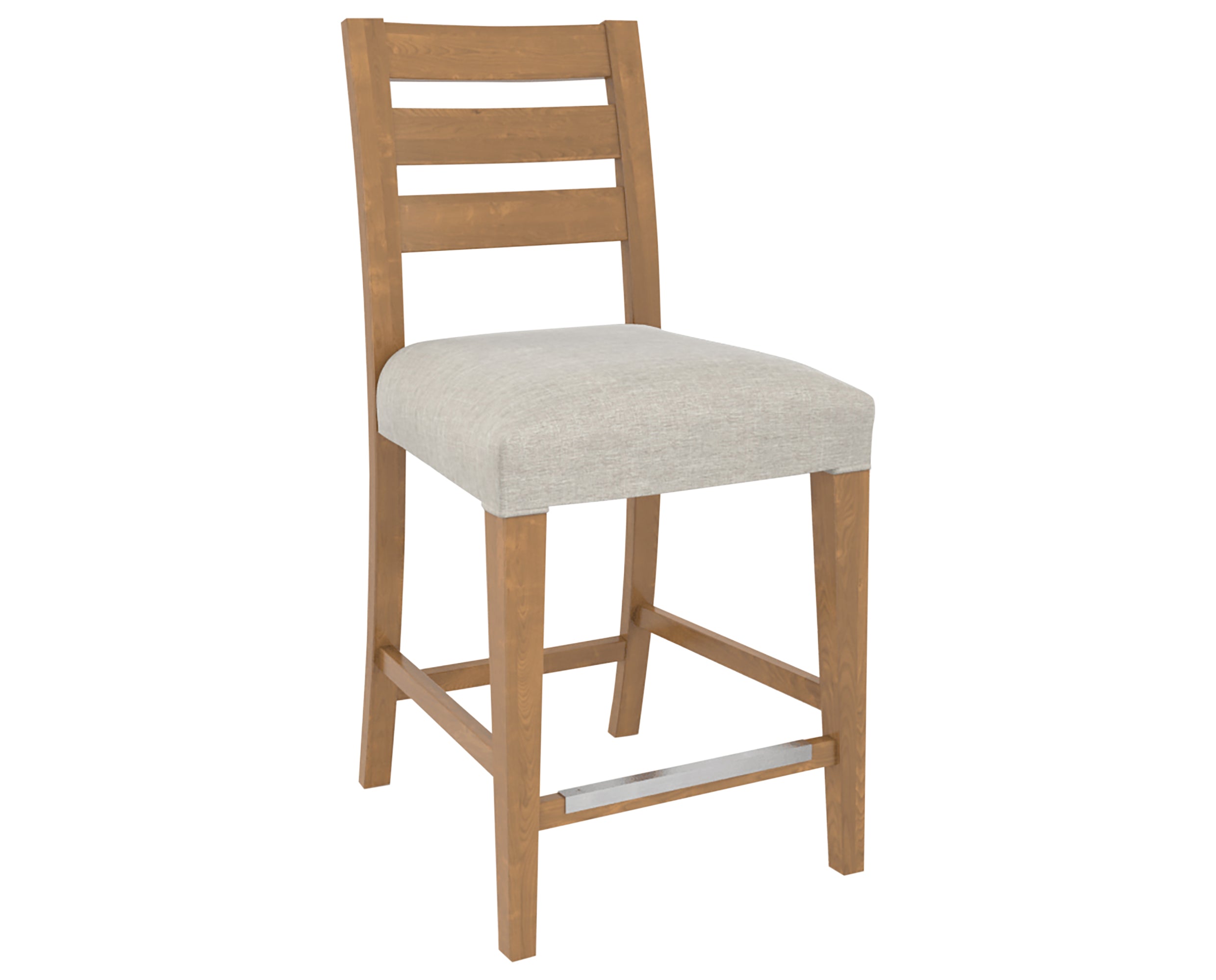 Honey Washed &amp; Fabric TB | Canadel Core Counter Stool 8039 | Valley Ridge Furniture