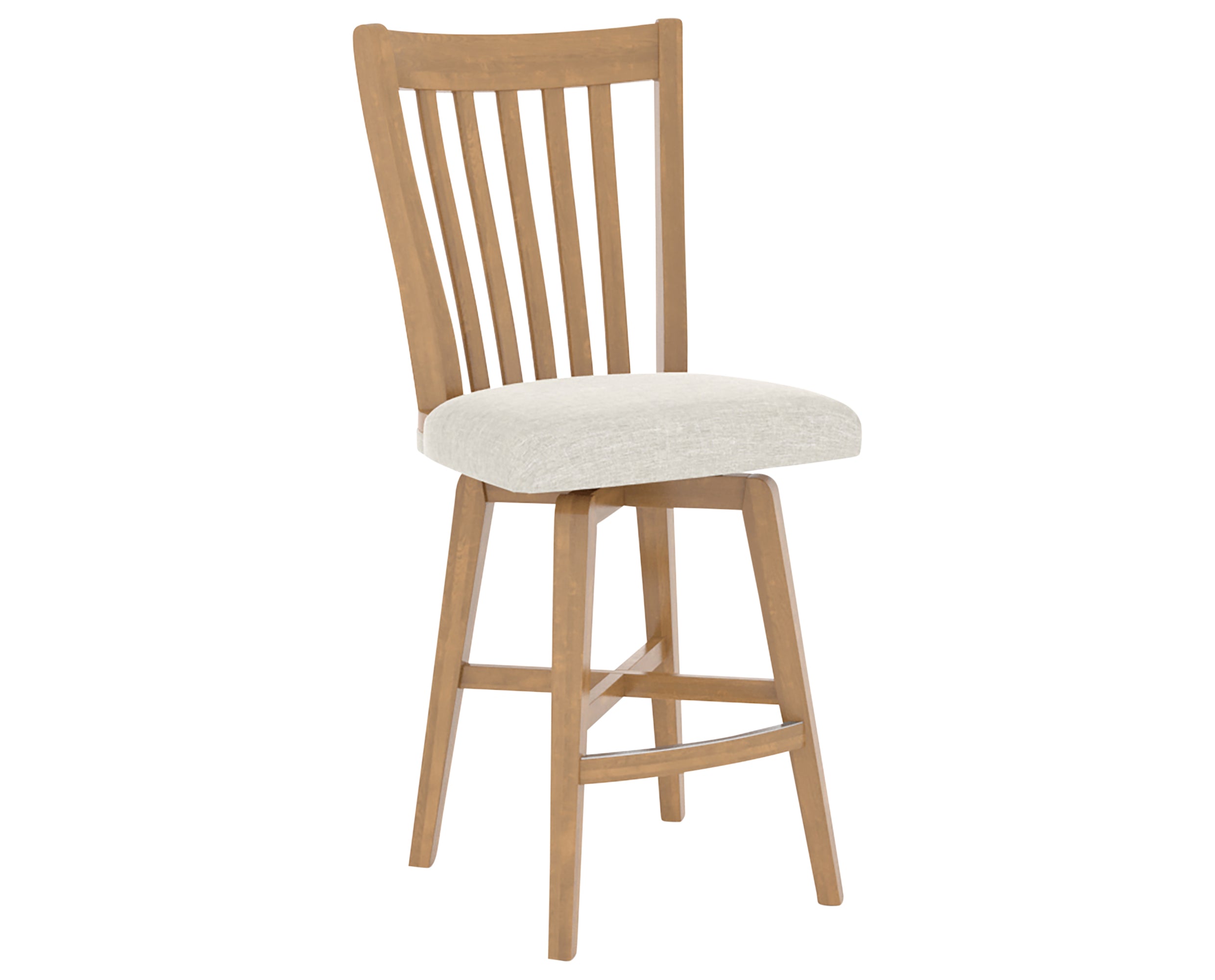 Honey Washed and Fabric TB | Canadel Core Counter Stool 7119 | Valley Ridge Furniture