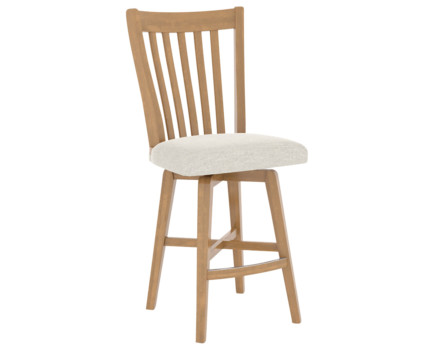 Honey Washed & Fabric TB | Canadel Core Counter Stool 7119 | Valley Ridge Furniture