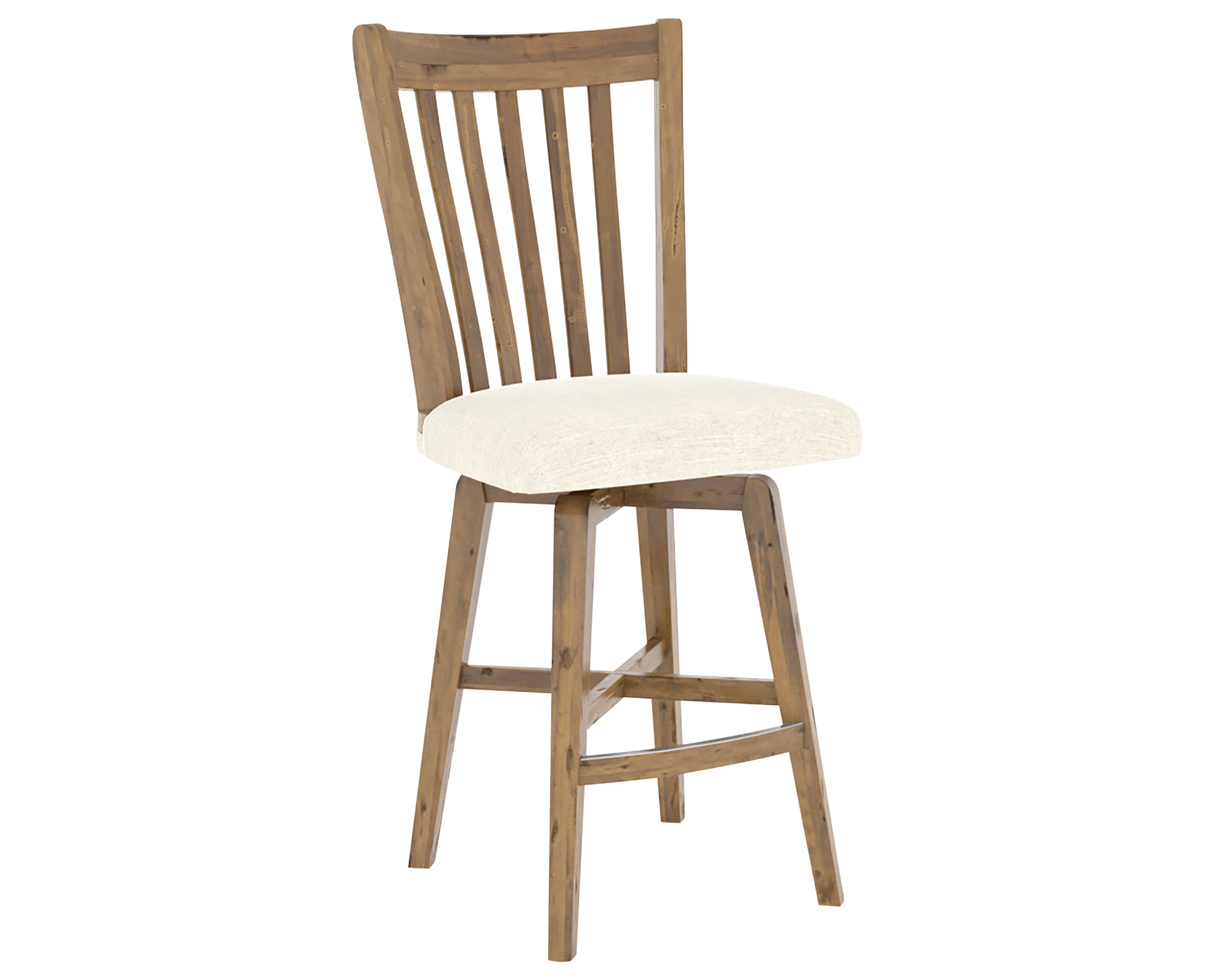Oak Washed &amp; Fabric TW | Canadel Champlain Counter Stool 7119 | Valley Ridge Furniture