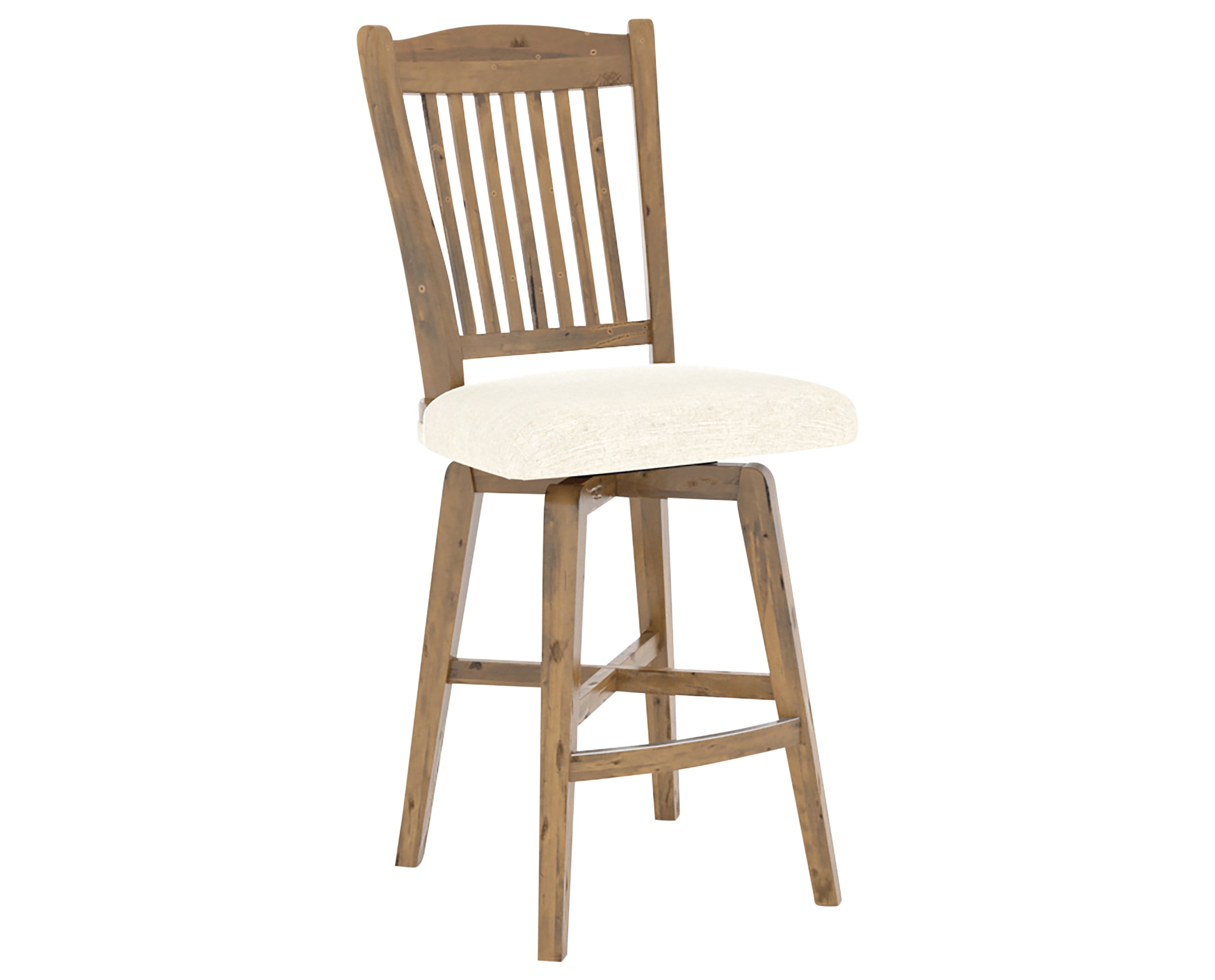 Oak Washed and Fabric TW | Canadel Champlain Counter Stool 7232 | Valley Ridge Furniture