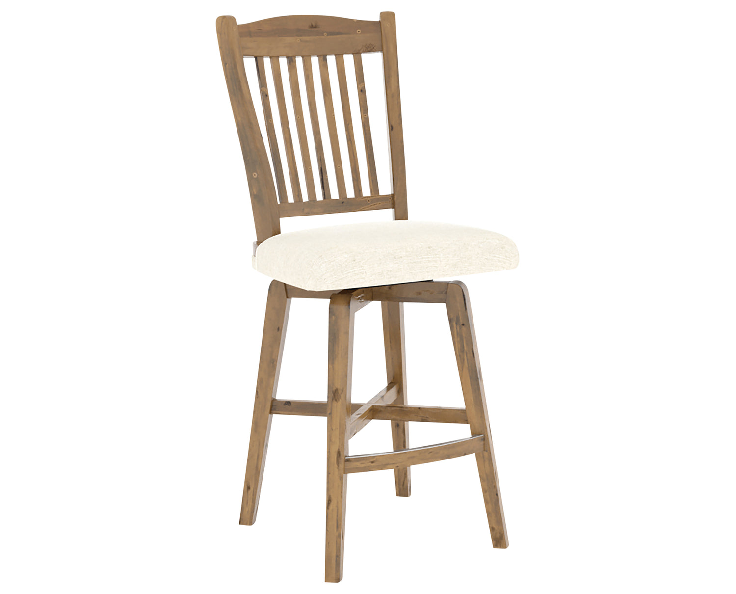 Oak Washed & Fabric TW | Canadel Champlain Counter Stool 7250 | Valley Ridge Furniture
