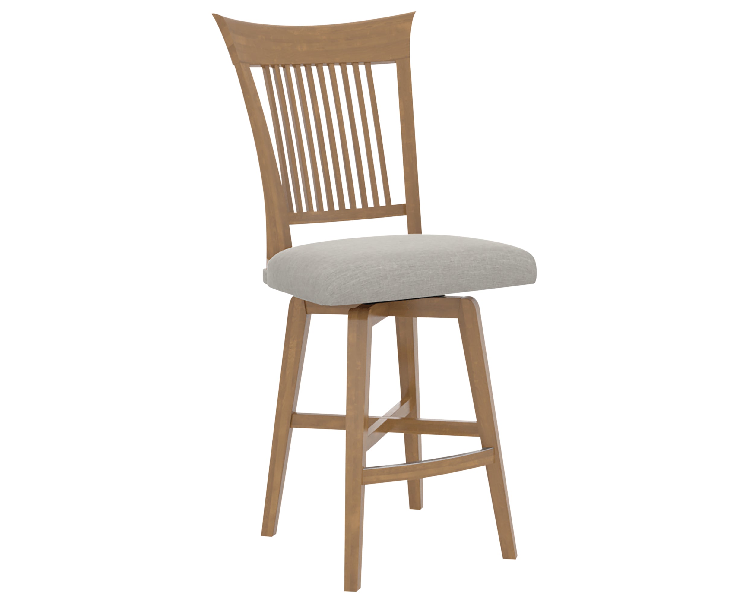 Honey Washed and Fabric TB | Canadel Core Counter Stool 7270 | Valley Ridge Furniture