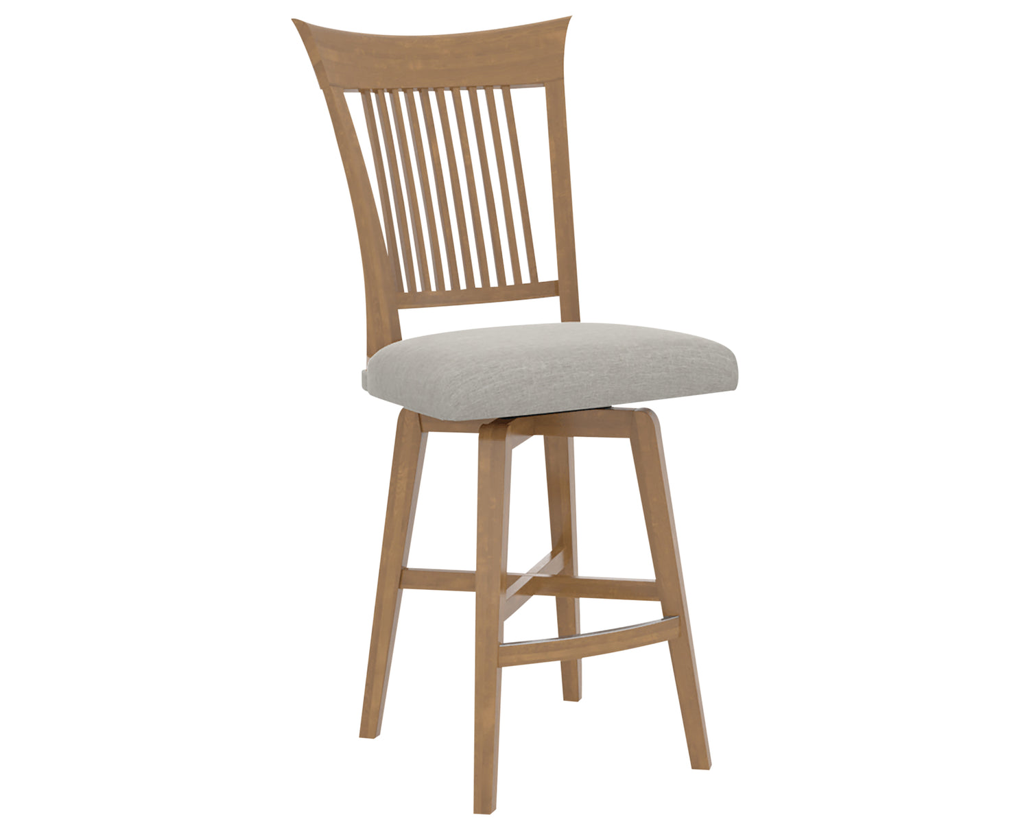 Honey Washed & Fabric TB | Canadel Core Counter Stool 7270 | Valley Ridge Furniture