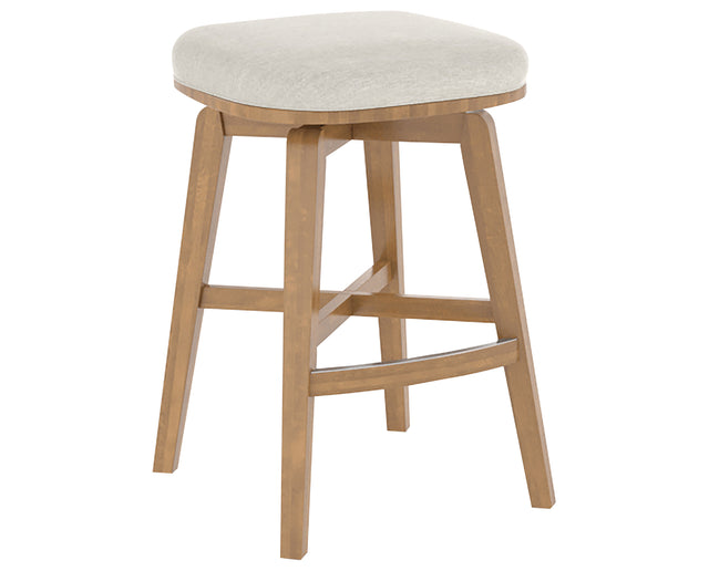 Honey Washed & Fabric TB | Canadel Core Counter Stool 7504 | Valley Ridge Furniture