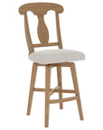 Honey Washed and Fabric TB | Canadel Core Counter Stool 7600 | Valley Ridge Furniture
