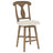 Oak Washed and Fabric TW | Canadel Champlain Counter Stool 7600  Valley Ridge Furniture