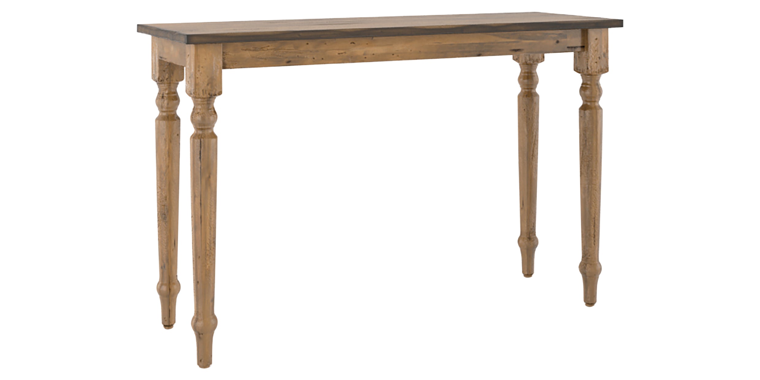 Oak Washed with AA Legs | Canadel Champlain Sofa Table 1648 | Valley Ridge Furniture