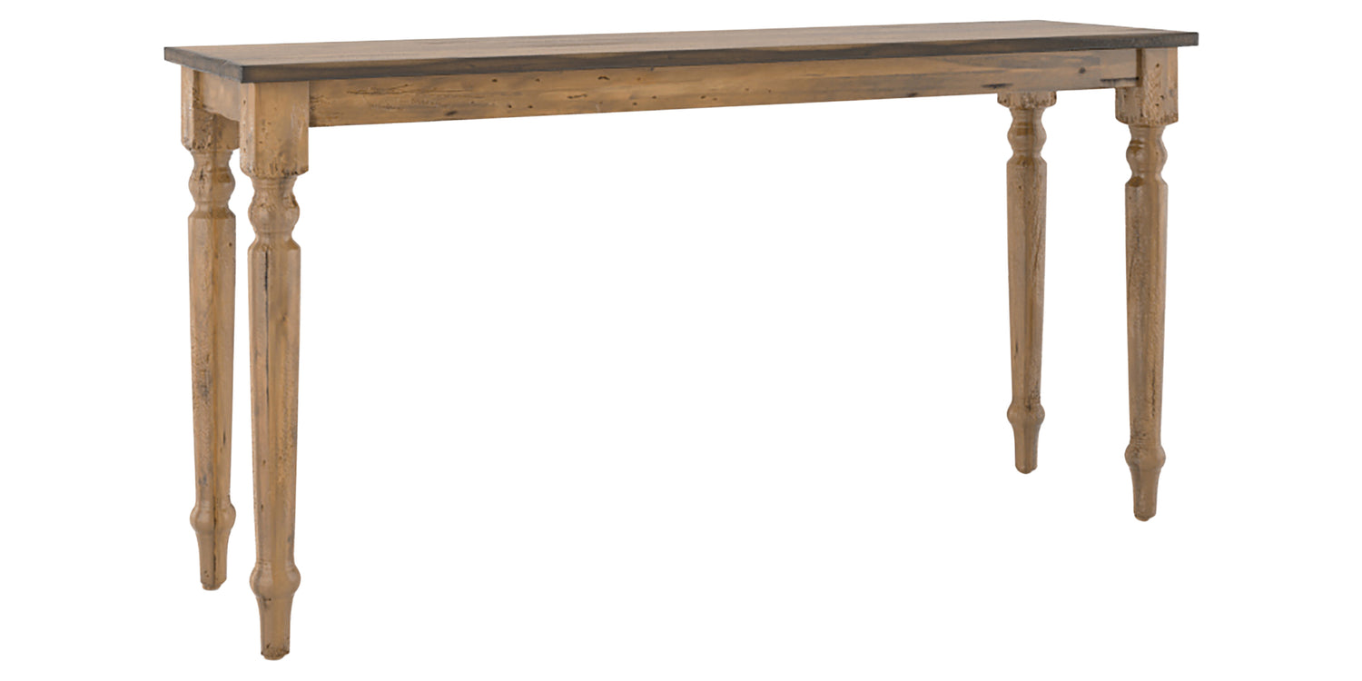 Oak Washed with AA Legs | Canadel Champlain Sofa Table 1660 | Valley Ridge Furniture