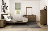 Praline on Walnut | Mobican Sapporo Bed | Valley Ridge Furniture