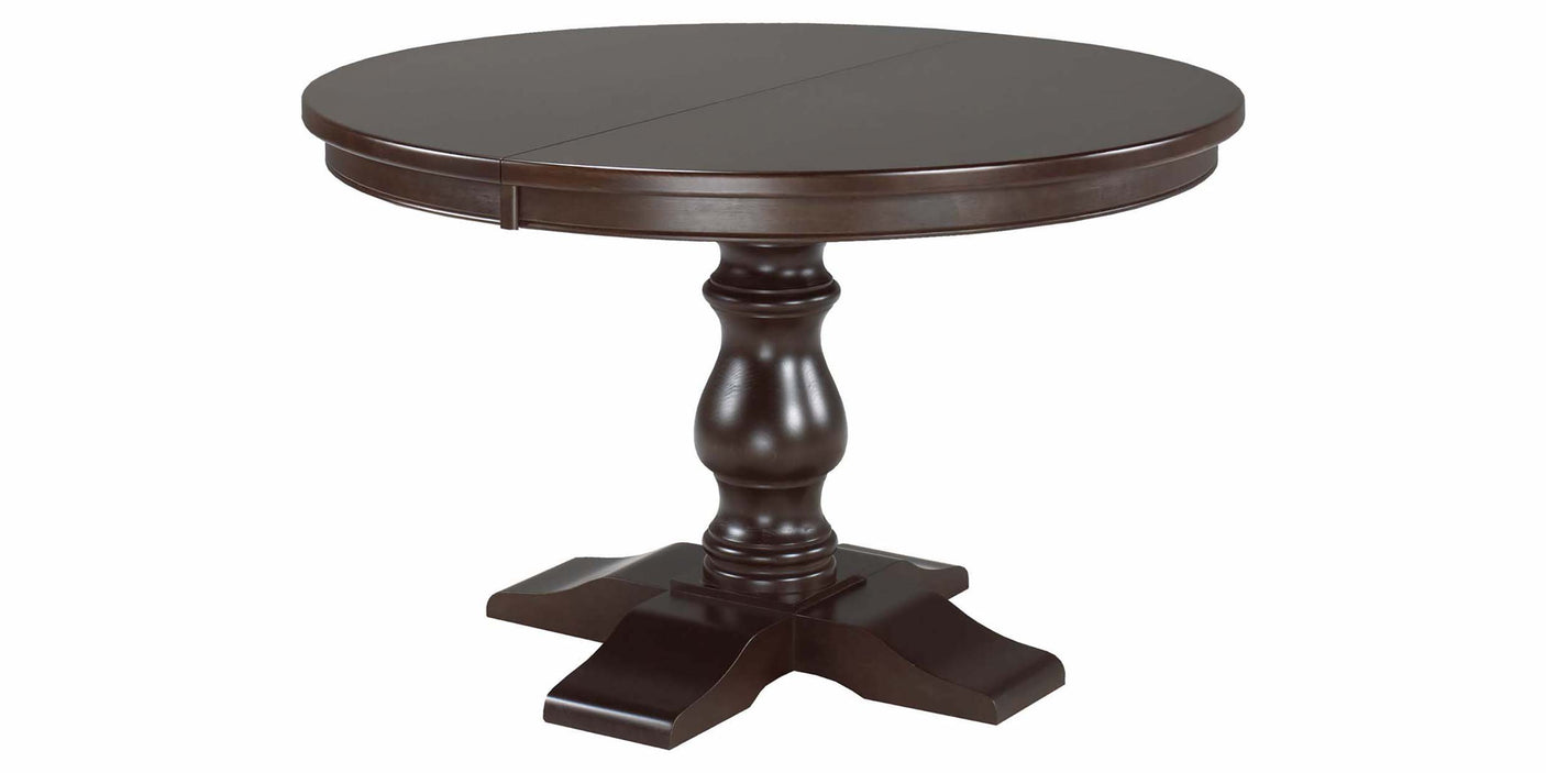 Table as Shown | Cardinal Woodcraft Savannah Dining Table | Valley Ridge Furniture