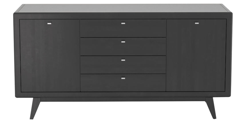 Peppercorn Washed & WD Steel Frosted Glass | Canadel Downtown Buffet 6030 M1 | Valley Ridge Furniture