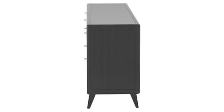 Peppercorn Washed & WD Steel Frosted Glass | Canadel Downtown Buffet 6030 M1 | Valley Ridge Furniture
