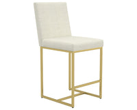 GL Metal Gold & Fabric TW | Canadel Modern Counter Stool 8174 | Valley Ridge Furniture 