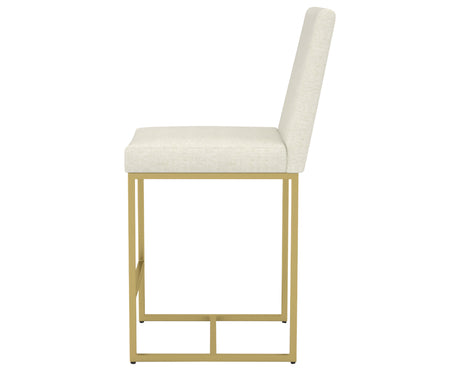GL Metal Gold & Fabric TW | Canadel Modern Counter Stool 8174 | Valley Ridge Furniture 