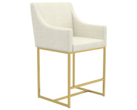 GL Metal Gold & Fabric TW | Canadel Modern Counter Stool 8175 | Valley Ridge Furniture