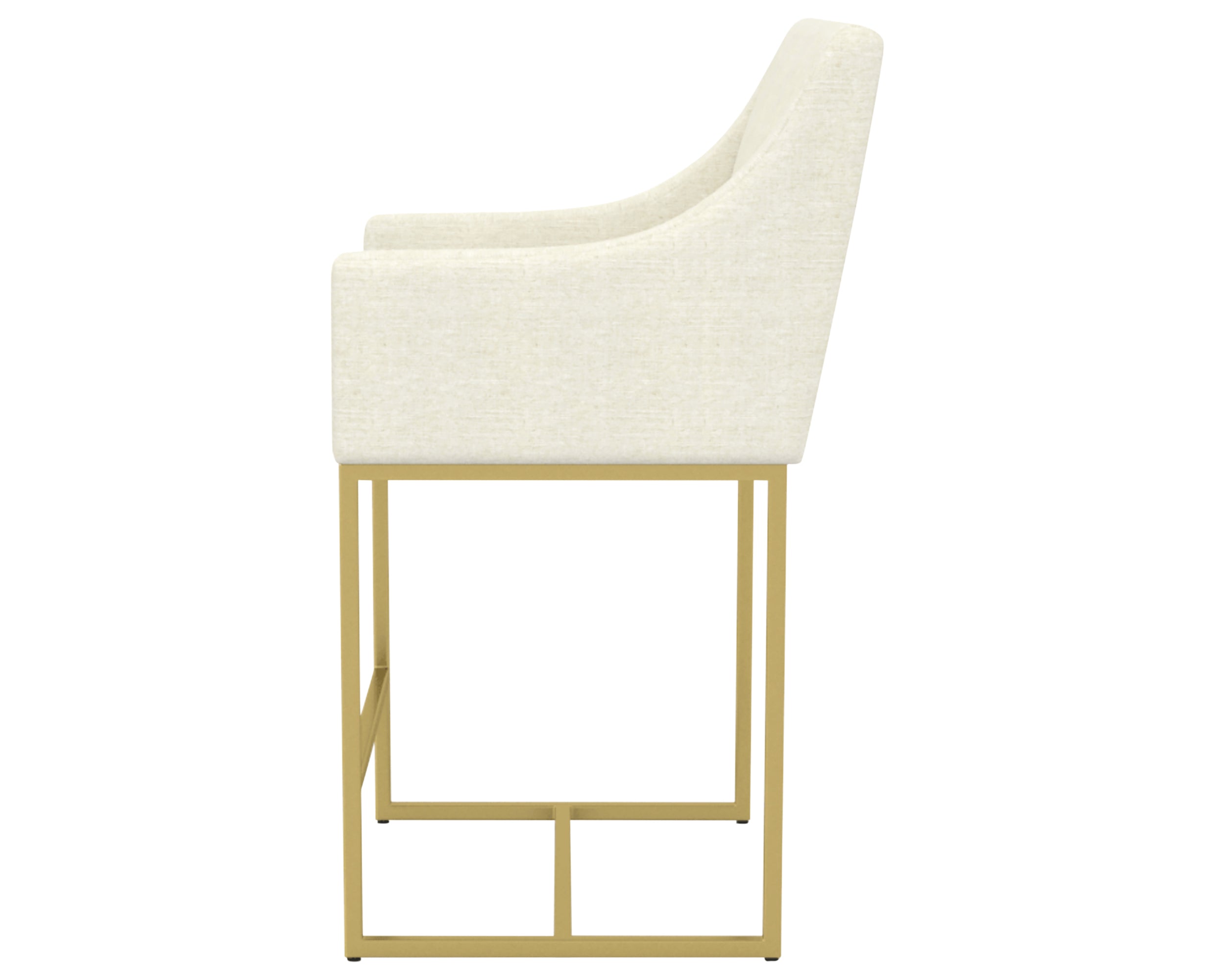 GL Metal Gold &amp; Fabric TW | Canadel Modern Counter Stool 8175 | Valley Ridge Furniture