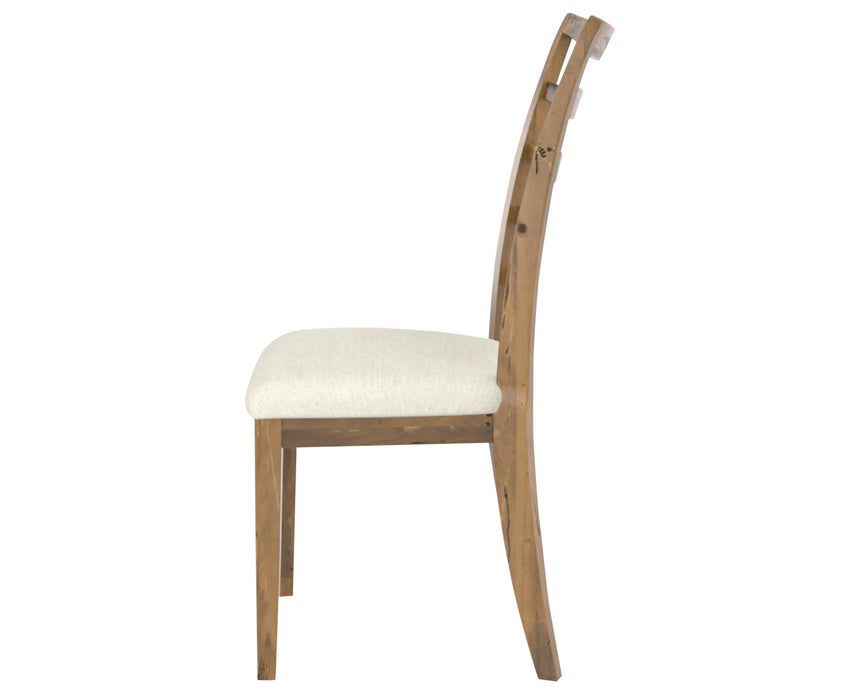 Oak Washed and Fabric TW | Canadel Champlain Dining Chair 5185 | Valley Ridge Furniture