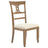 Oak Washed and Fabric TW | Canadel Champlain Dining Chair 5181 | Valley Ridge Furniture