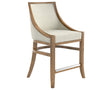 Oak Washed & Fabric TW | Canadel Champlain Counter Stool 819A | Valley Ridge Furniture