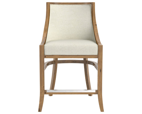 Oak Washed & Fabric TW | Canadel Champlain Counter Stool 819A | Valley Ridge Furniture