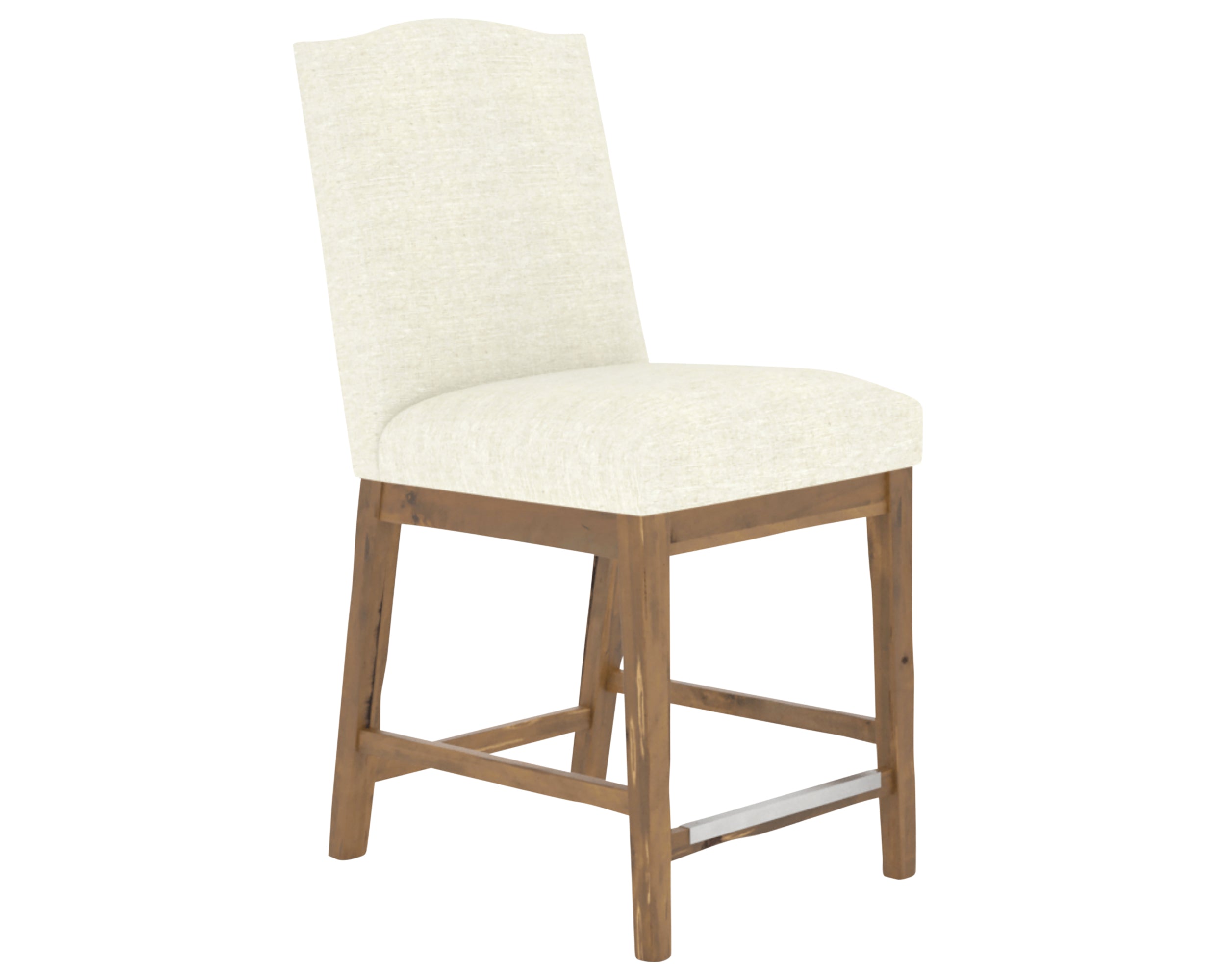 Oak Washed &amp; Fabric TW | Canadel Champlain Counter Stool 310A | Valley Ridge Furniture