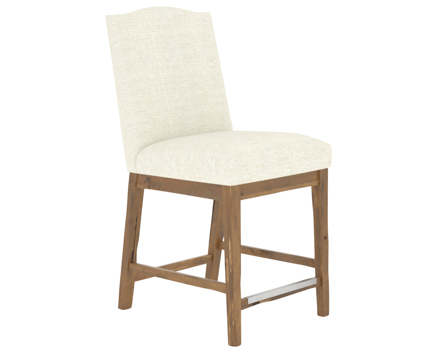 Oak Washed & Fabric TW | Canadel Champlain Counter Stool 310A | Valley Ridge Furniture