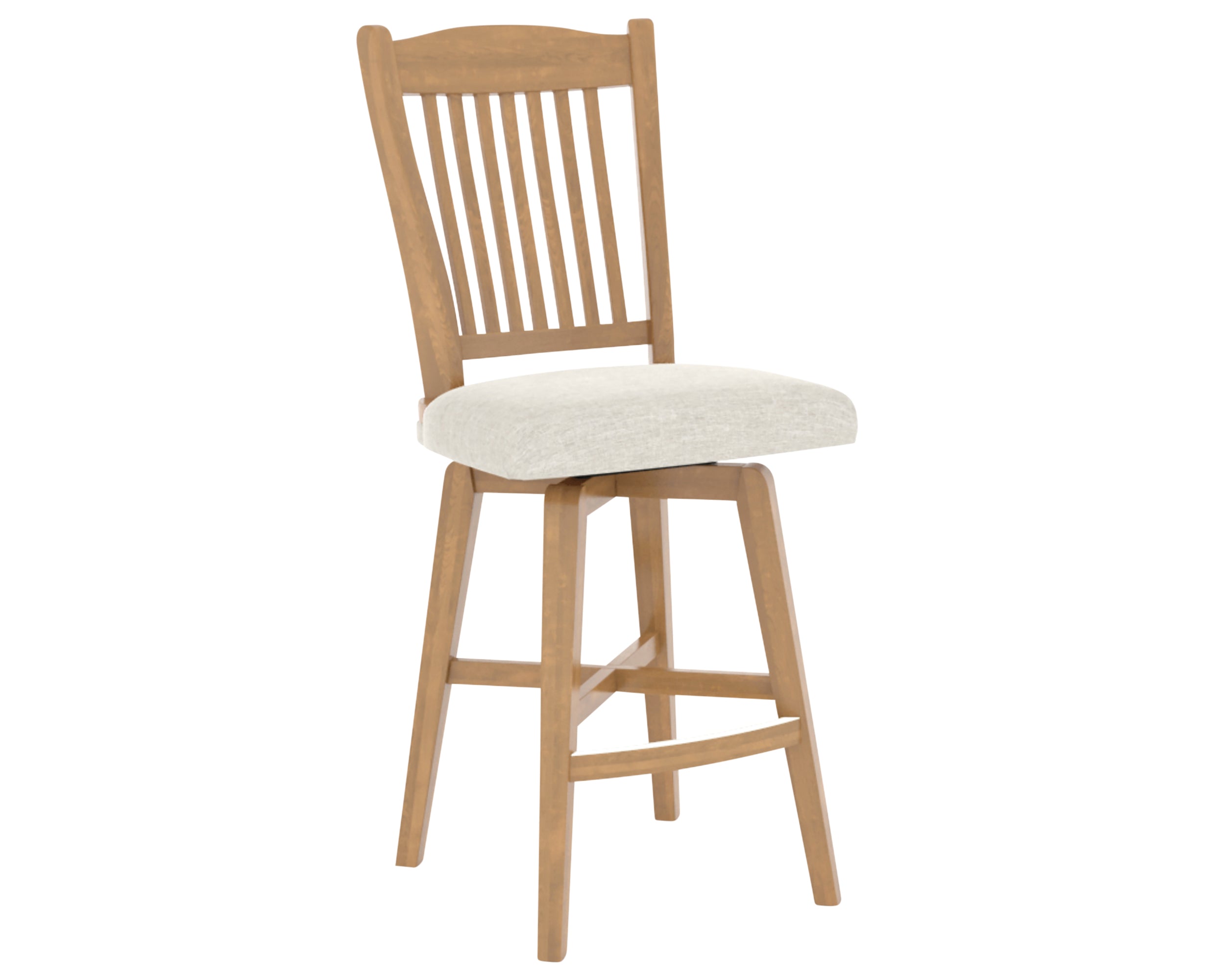 Honey Washed and Fabric TB | Canadel Core Counter Stool 7232 | Valley Ridge Furniture