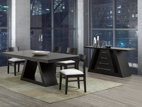 Table as Shown | Cardinal Woodcraft Shard Dining Table | Valley Ridge Furniture