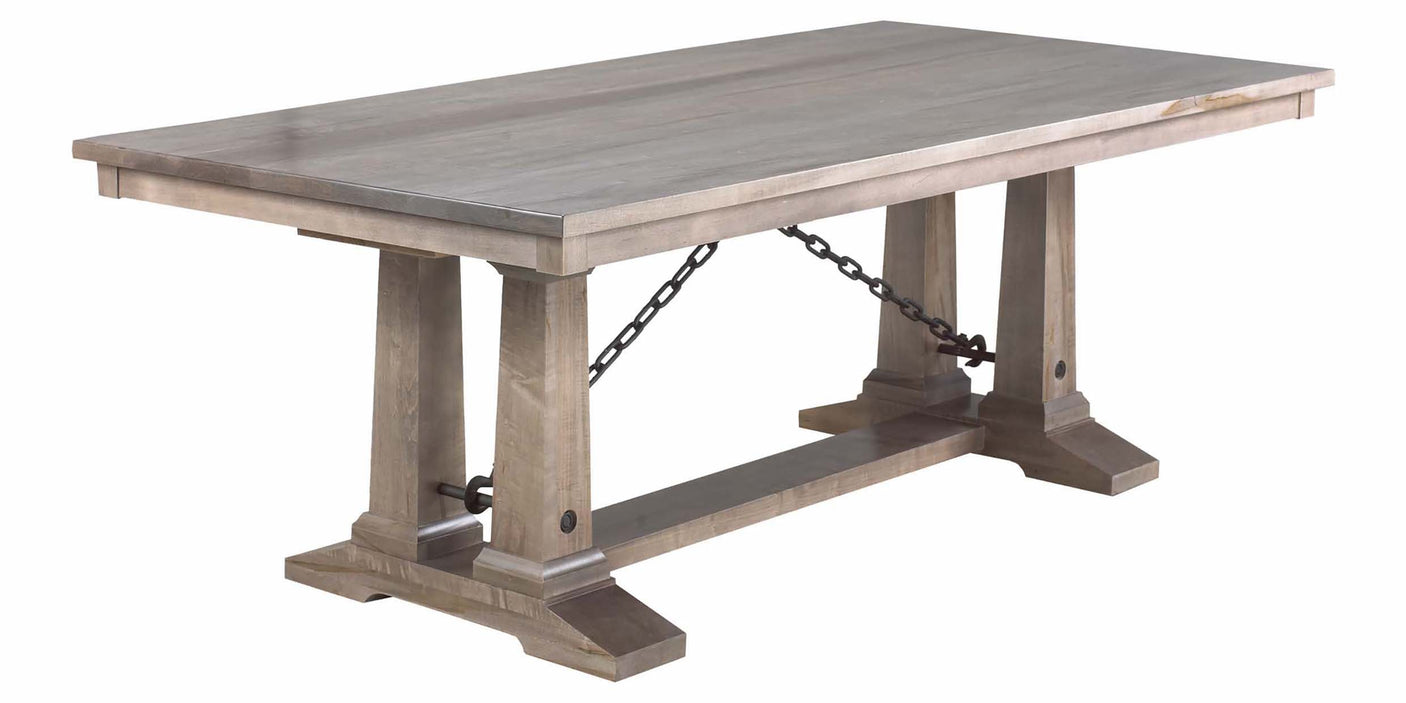 Table as Shown | Cardinal Woodcraft Shechem Dining Table | Valley Ridge Furniture