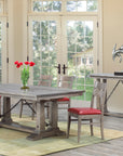Table as Shown | Cardinal Woodcraft Shechem Dining Table | Valley Ridge Furniture