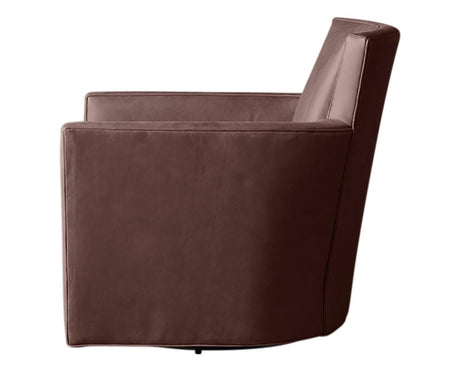Lukas Leather Tobacco | Camden Carlton Swivel Glider | Valley Ridge Furniture