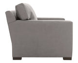 Vertual Fabric Almond with Fossil Hardwood | Camden Axel Chair & 1/2 | Valley Ridge Furniture