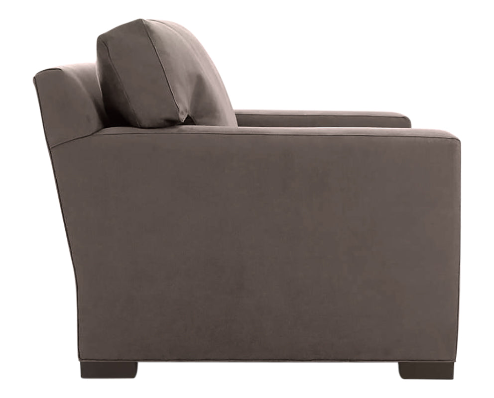 Vertual Fabric Cafe with Fossil Hardwood | Camden Axel Chair & 1/2 | Valley Ridge Furniture